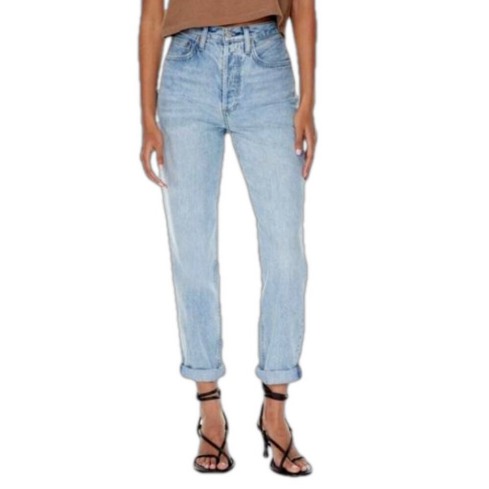 Aritzia - Denim Forum The Boyfriend High Rise Loose 28l size 27